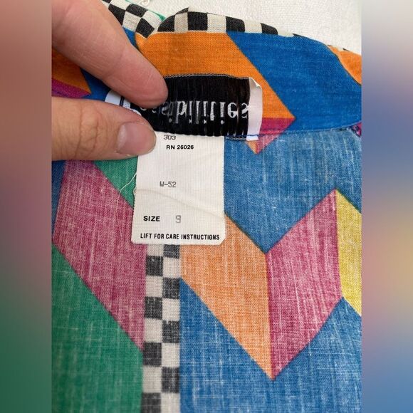 1990s/80s Colorful Art Pop Possibilities Button-down Shirt - Picture 10 of 10